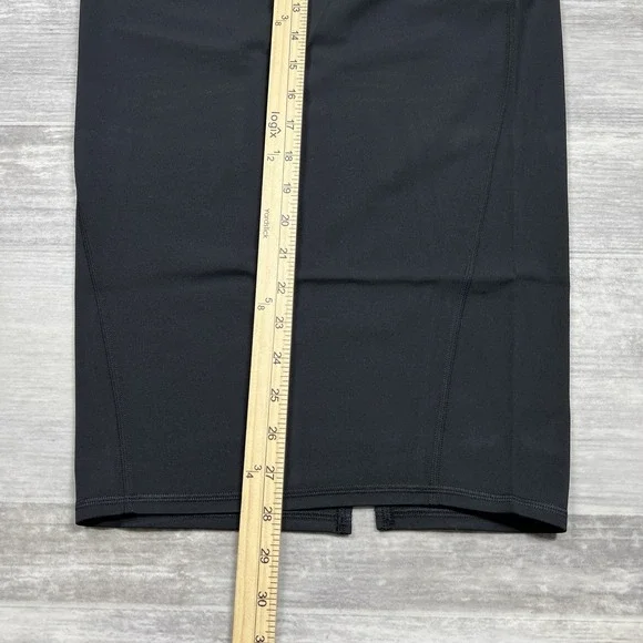 NWT Lululemon Skirt Size 4 Nulu Slim-Fit High-Rise Black LW8AH0S Midi New - Picture 6 of 9